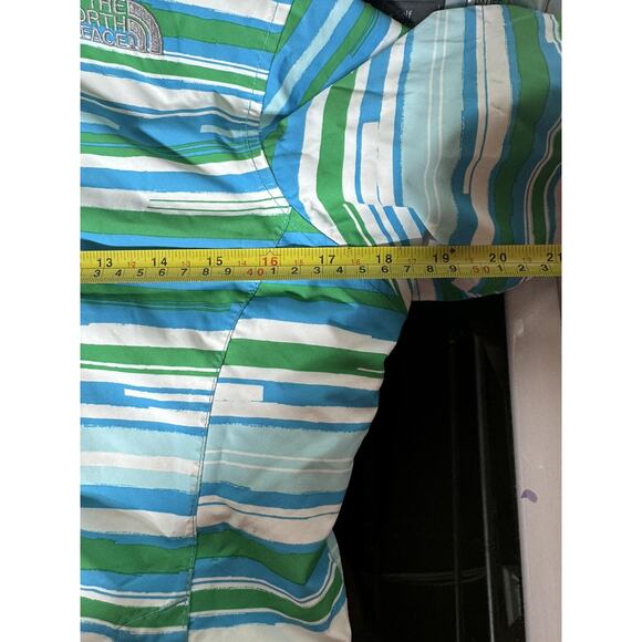 The North Face Girl’s (Sz M 10-12) Winter Snow Jacket Blue/Green RARE! - Picture 7 of 7